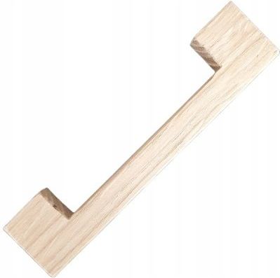 Uchwyt meblowy Hellux 0122021562 klasyczny drewniany Dł. 12 cm Rozstaw 100 mm