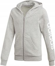 Zdjęcie Bluza z kapturem uniwersalna adidas biała Essentials Linear 170 - Lubawa