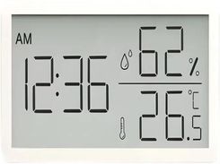 Zdjęcie Termometr higrometr cyfrowy zegar temperatura pomiar wilgotności - Wrocław