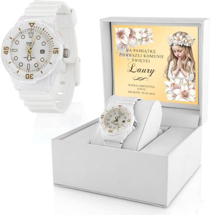 Eprezenty Zegarek Casio Lrw200H7E2 Z Dedykacją Na Komunię Czas Wzrastania 22708