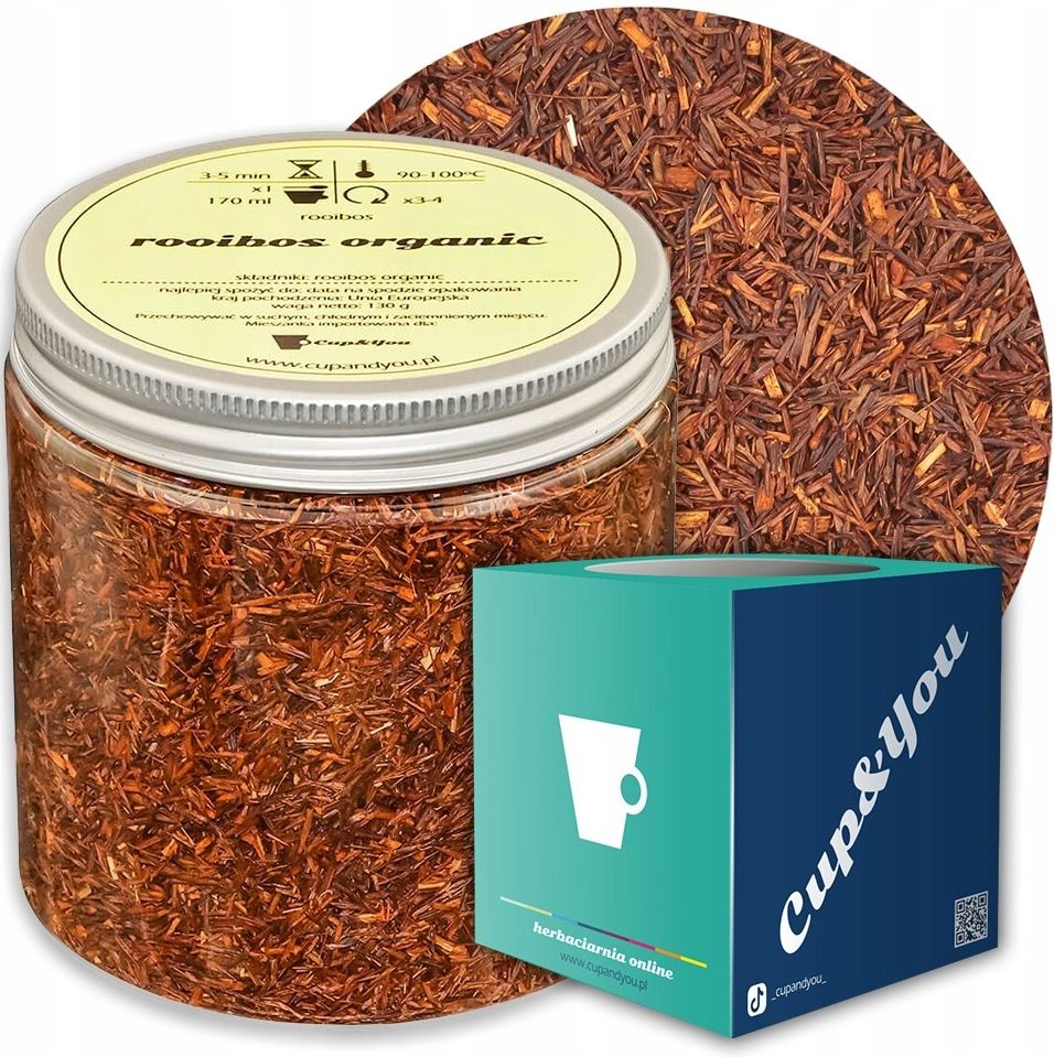 Herbata Cup&You Herbata Rooibos Z Czerwonokrzewu Organic O Pełnym ...
