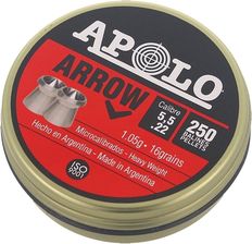 Zdjęcie Apolo - Śrut do wiatrówki Arrow Heavy - 5.5 mm - 250 szt - E19941 - Wronki
