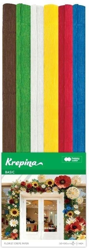 Zdjęcie Happy Color Krepina Marszczona Basic 50X100Cm 6 Kolorów - Warszawa