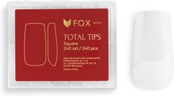 Zdjęcie F.O.X Total Tips Square Tipsy Całościowe Do Paznokci 240szt. - Serock