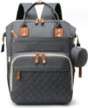 Zdjęcie Torba Organizer Do Wózka Plecak Z Saszetką Szary - Błonie