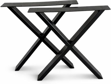 Nogi metalowe do stołu/biurka w kształcie X 70x56 cm 2 szt EAN 3501ARP