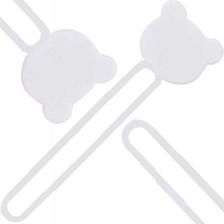 Zdjęcie Zwijacz kabla silikonowy - biały, Hurtel, 9145576281727 - Kielce