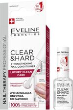 Nail Therapy Professional Eveline Cosmetics Wzmacniaj�ca Od�ywka Do Paznokci Clear&Hard 12 Ml