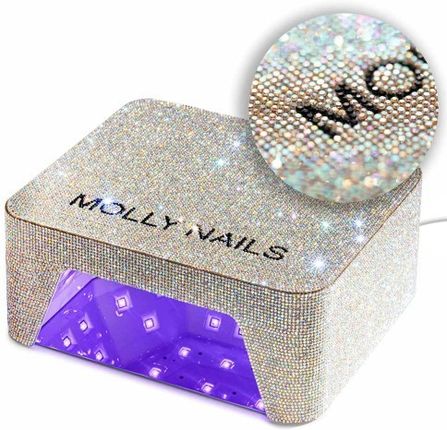 Molly Nails Lampa Do Paznokci Uv/Led 36W Lakierów Hybrydowych Żeli I Akrylożeli Z Cyrkoniami V9