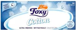 Zdjęcie Foxy Cotton 4-Warst 1/16 Chusteczki Hig.10 9szt. - Łaszczów