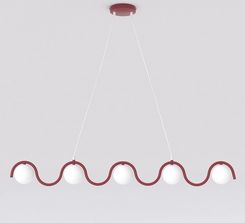 Zdjęcie Emibig Lampa wisząca Sinus 5 burgundowy - Narol