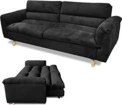 Zdjęcie Kontrasto sofa tapicerowana Jasmine szenil czarny 5907368792583 - Suraż