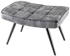 Zdjęcie Invicta Interior Podnóżek Puf Scandinavia Ciemnoszary 61X40 CM Kod producenta 44026 - Mikołów