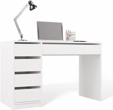 Zdjęcie ARTO Biurko 5 szuflad Biały 120 cm (MMPBARTO1BIA) - Babimost