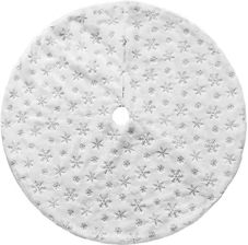 Zdjęcie Pokrowiec pod choinkę Congee Biały 80 cm (86779UNIW) - Brusy