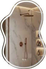Zdjęcie Lustro Rea UNO DOUBLE 55x80 cm LED mata grzewcza asymetryczne 5906366027024 - Łapy