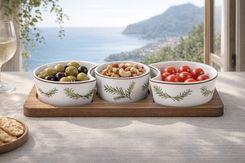 Zdjęcie 3 miseczek z deską do serwowania 7372 Rozmaryn - Kraków