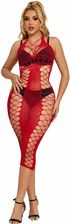 Zdjęcie subblime - 952327 long red fishnet dress one size - d-241381 - Mikołów