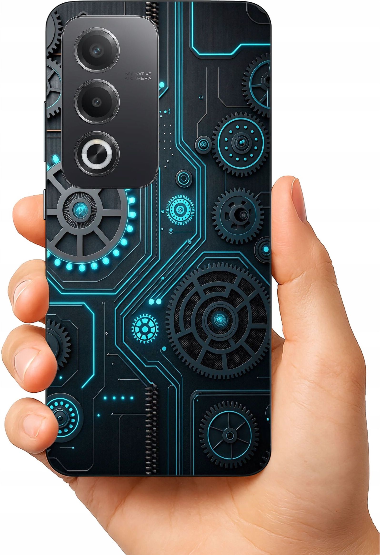 Etui Case Do Oppo A3 Pro 5G A80 5G Trójwymiar Zębatki - Etui na telefon ...