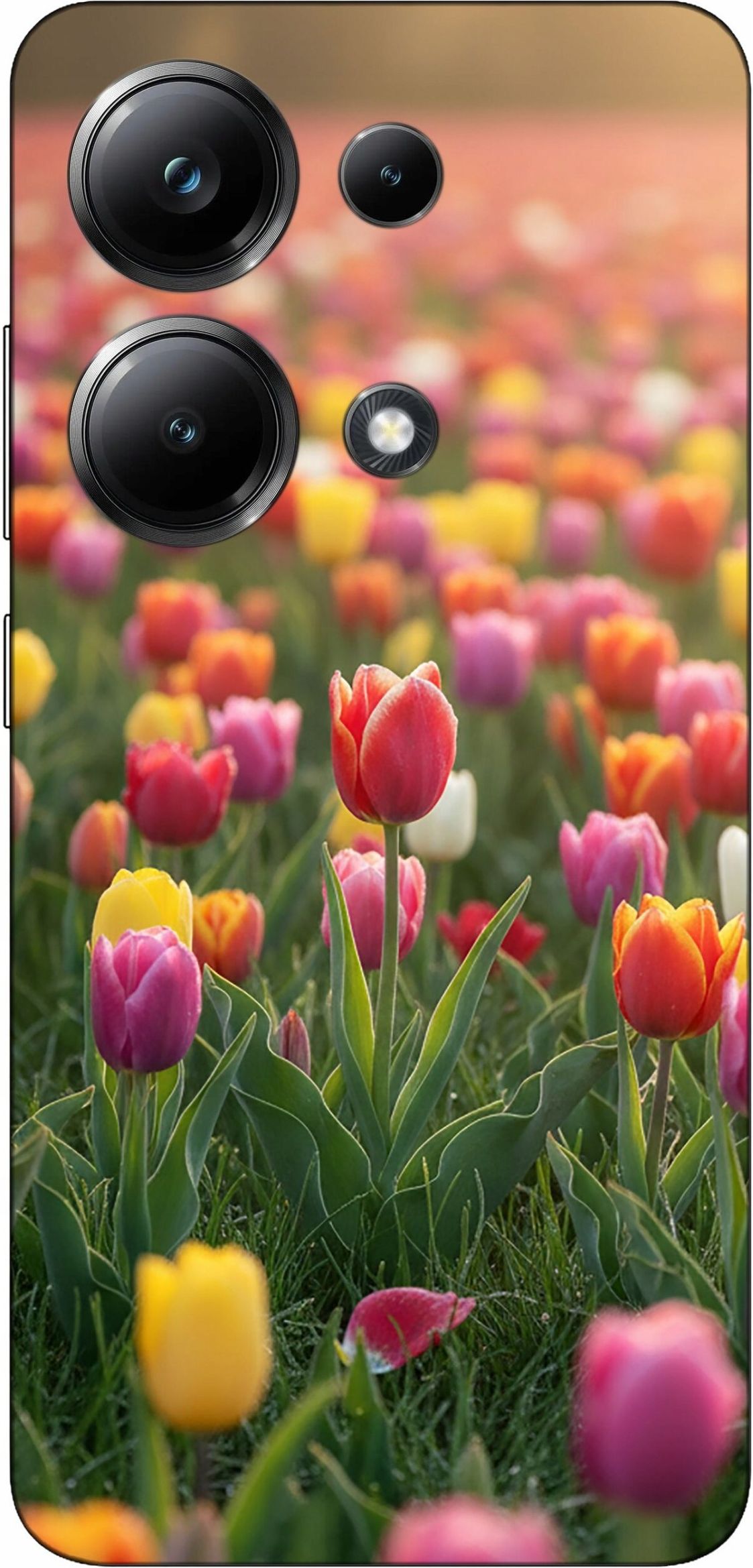 Etui Case Do Poco M6 Pro Kwiaty Tulipany Słoneczniki Lawenda - Etui na ...