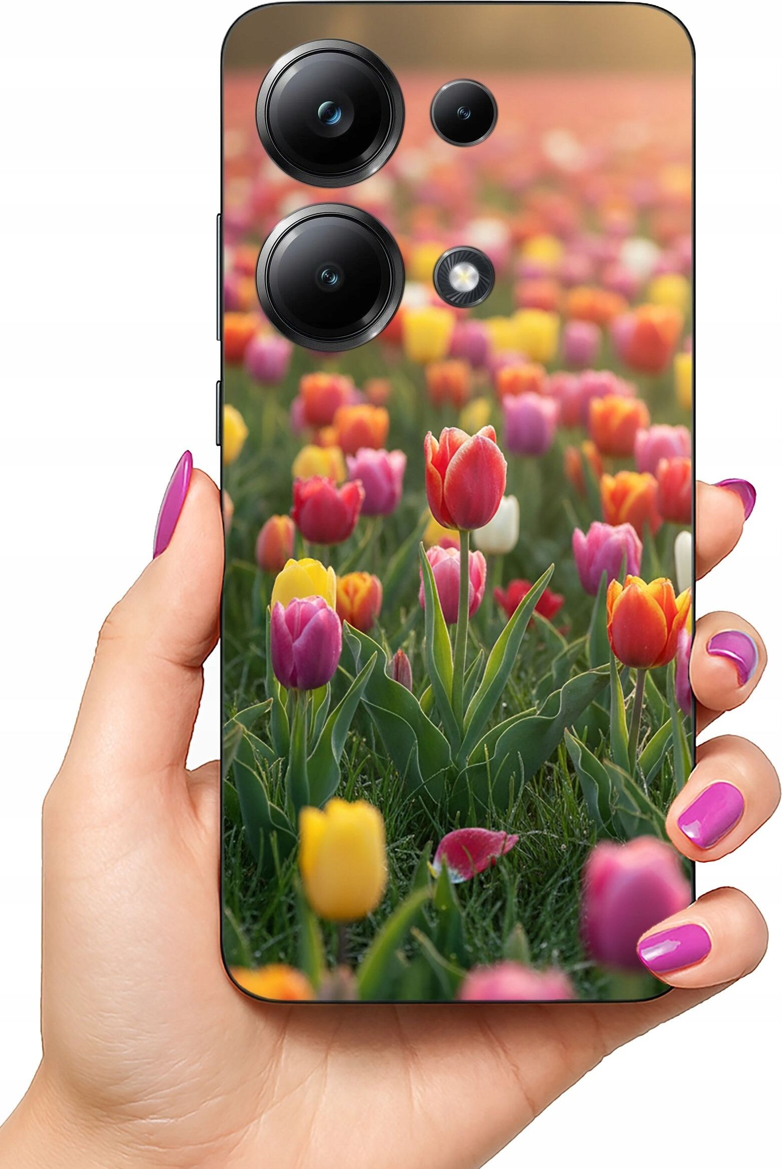 Etui Case Do Poco M6 Pro Kwiaty Tulipany Słoneczniki Lawenda - Etui na ...