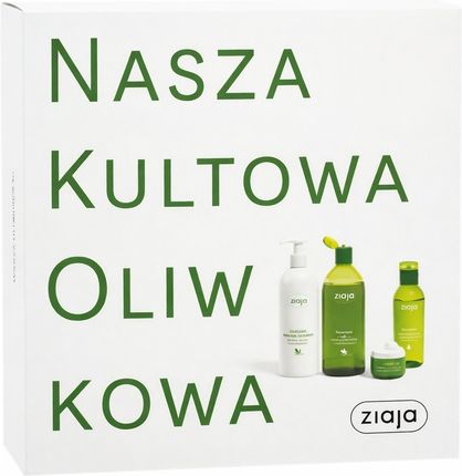 Ziaja Oliwkowa Zestaw Pielęgnacyjny 4W1 Żel Mleczko Krem Płyn Micelarny