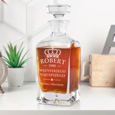 Zdjęcie F.H.U. KAMI 5108 Karafka do whisky z grawerem (5108) - Przecław