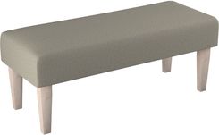 Zdjęcie Dekoria.pl Living Basic Ławka tapicerowana szary 100 x 40 x 40 cm - Nowe Miasteczko