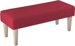 Zdjęcie Dekoria.pl Living Basic Ławka bordowa 100 x 40 x 40 cm - Brwinów