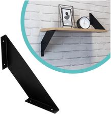 Zdjęcie Wspornik pod półkę Domax Home 520136 czarny stal - Rumia