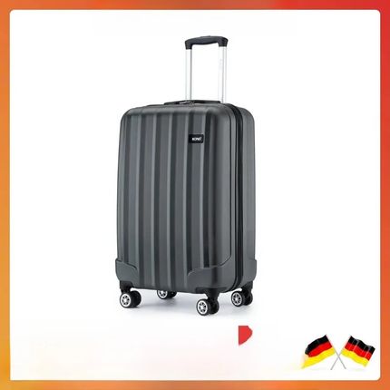 Lekki walizka na kółkach z twardego tworzywa ABS Kono z 4 kółkami i zamkiem szyfrowym, rozmiar bagażu podręcznego (3 rozmiary dostępne)