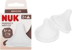 Zdjęcie Nuk Smoczek Perfect Match 6 M+ Przezroczysty 2 Sztuki - Zgorzelec