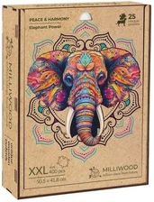 Zdjęcie Milliwood Puzzle Drewniane  Peace And Harmony Słoń 400 El. - Koszalin