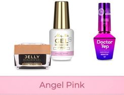 Zdjęcie Molly Nails Pro Match System 2+1 Angel Pink 2 Żele Budujące + Doctor Top 10g - Bełchatów
