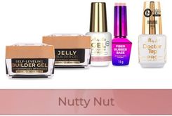 Zdjęcie Molly Nails Pro Match System 4+1 Nutty Nut 3 Żele Budujące + Baza + Doctor Top 15g - Ozorków