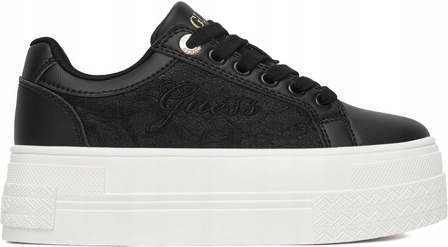 Guess Sneakersy Dziewczynka Czarny Guess KIDS CEOWB 25KC1007 Czarny guess-sneakersy-dziewczynka-czarny-guess-kids-ceowb-25kc1007-czarny