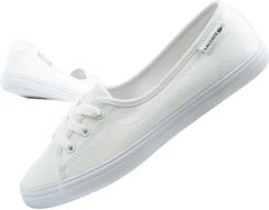 Zdjęcie Lacoste buty trampki sportowe damskie Median baleriny białe - Tychy