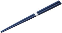 MIJ Pałeczki do sushi bambus granatowo-białe 22,5 cm 1 szt. (4970112258094)