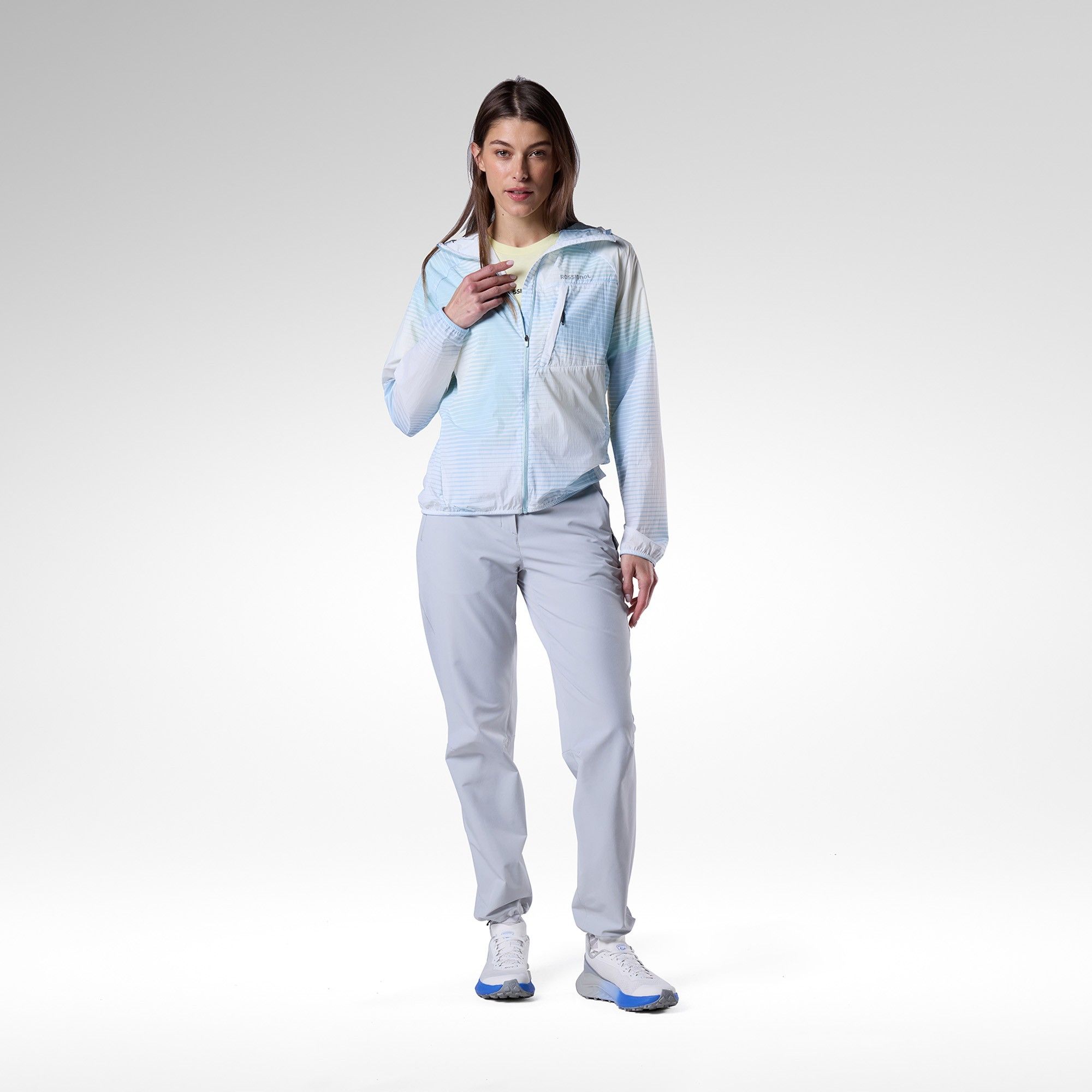 Rossignol Kurtka do biegania damska Sidelhorn PKB aura blue line fogg ...