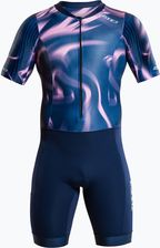 Zdjęcie Zone3 Kombinezon triathlonowy męski Activate+ Trisuit print Granatowy M - Sompolno