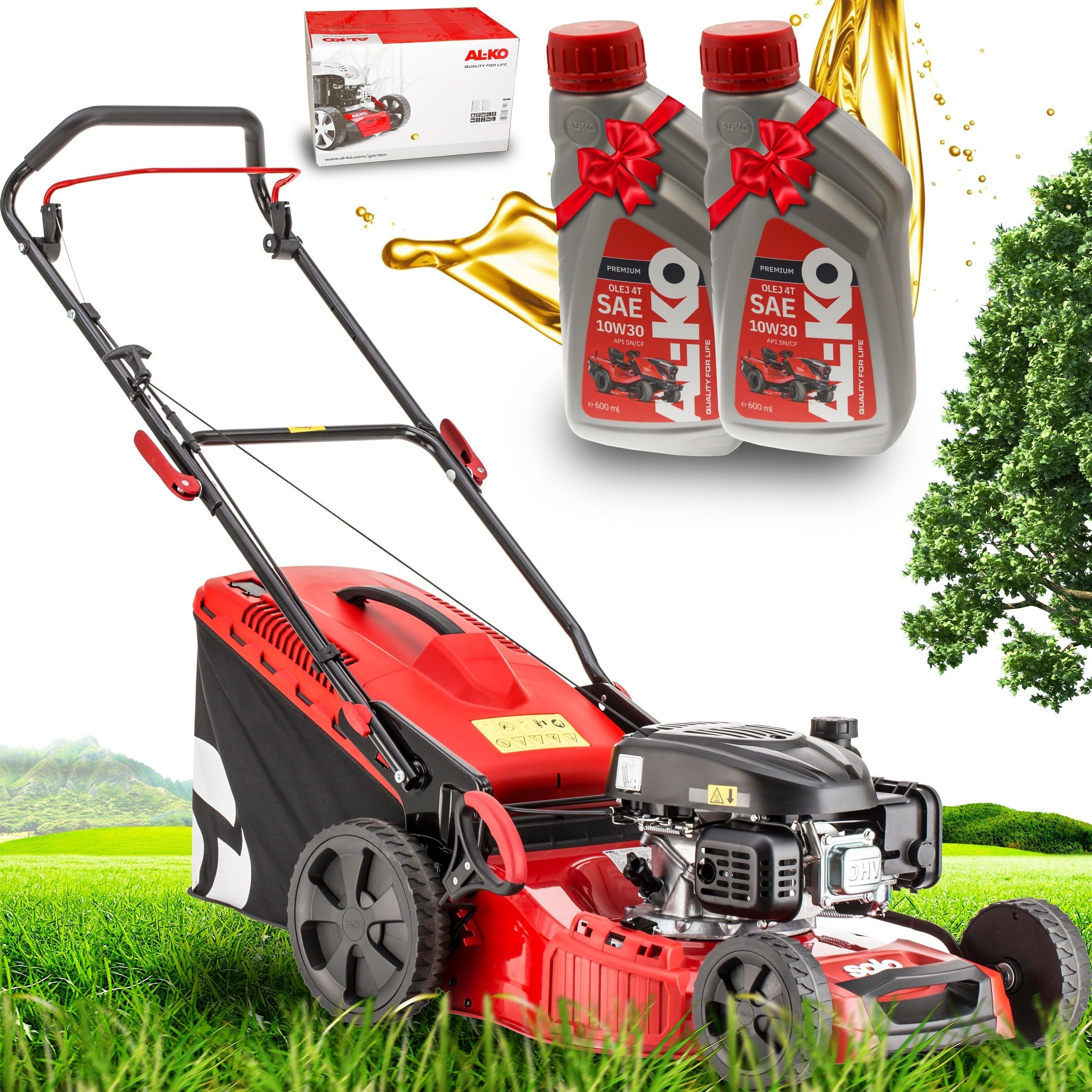 фото Бензиновая газонокосилка AL-KO Easy SBA Pro 4716 P-A (127815) 1