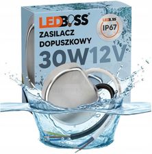 Zdjęcie Zasilacz LED LedBOSS 12V 30W IP67 2.5A (5907972960651) - Michałowo