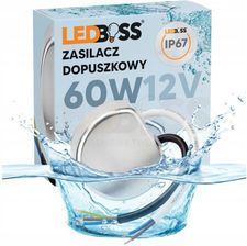 Zdjęcie Zasilacz LED LedBOSS 12V 60W IP67 5A (5907972960675) - Michałowo