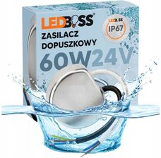 Zdjęcie Zasilacz LED LedBOSS 24V 2.5A 60W IP67 (5907972960682) - Michałowo
