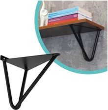 Zdjęcie Wspornik do półki Domax Home 520135 czarny stalowy - Reda