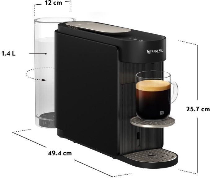 фото Капсульна кавоварка еспресо Krups Nespresso Vertuo UP XN9408 1