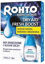 Zdjęcie Rohto Dry Aid Fresh Boost Krople do oczu, 10 ml  - Mrozy