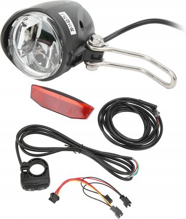 Lampka Rowerowa Tylna Przednia Komplet Świateł Do Roweru 4 Led 3W1