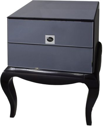 Szafka nocna Bresso czarne lustrzane 55/45/62 cm Kod producenta: 139706UNIW