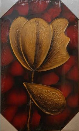 obraz kwiaty do salonu na płótnie 30x50 cm 67109UNIW